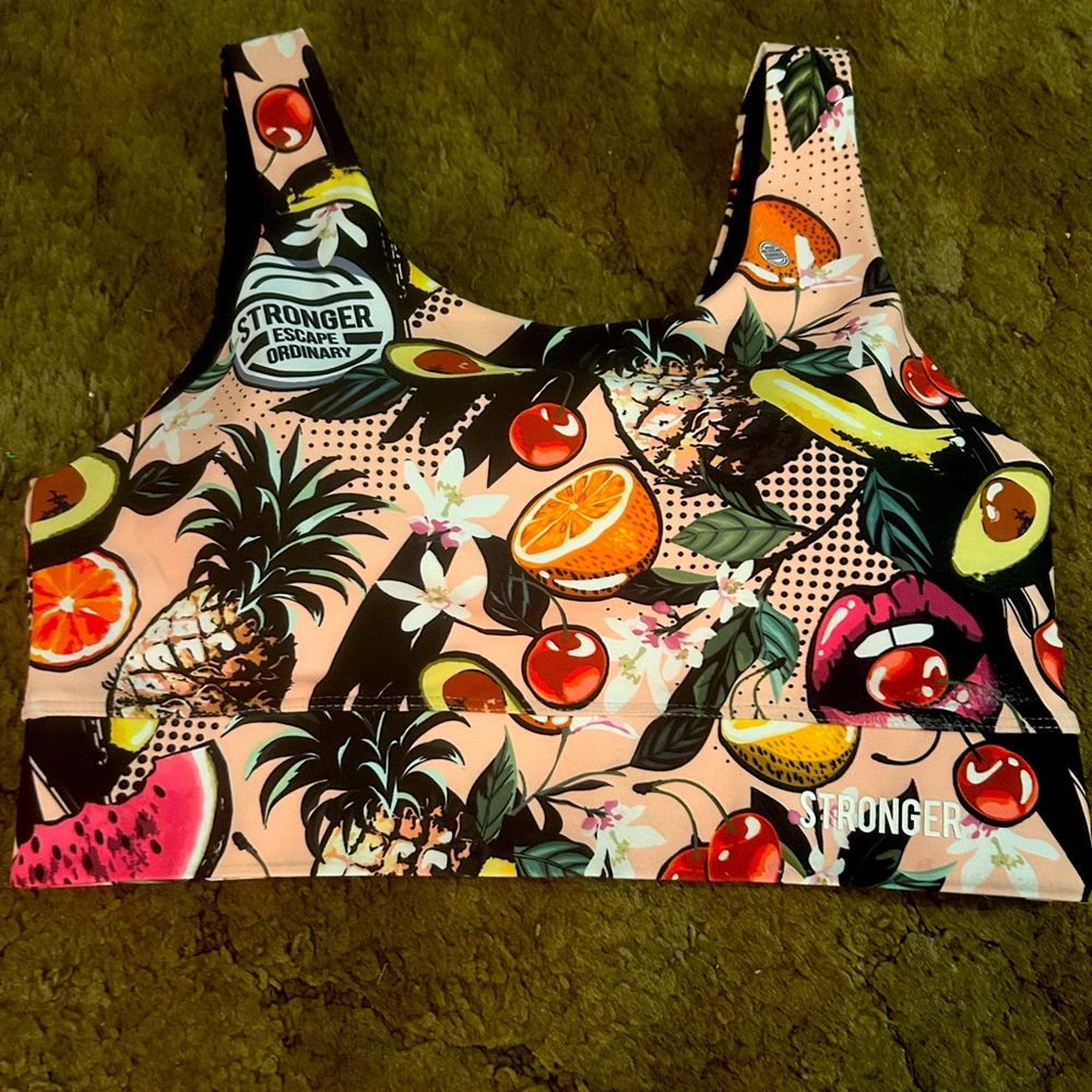 Stronger fruit sports bra, never worn.